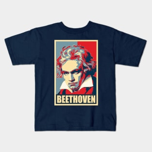 Beethoven Propaganda Poster Pop Art Kids T-Shirt